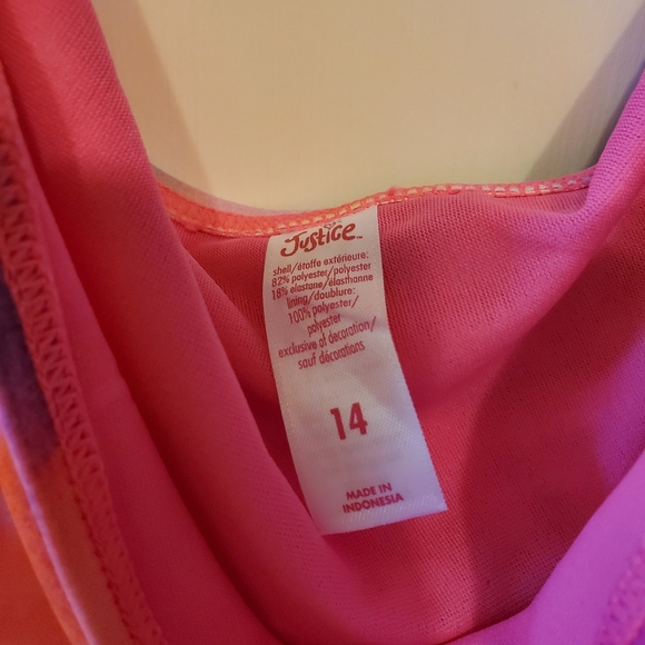 NWT Justice Two-piece Swimsuit - Picture 4 of 7